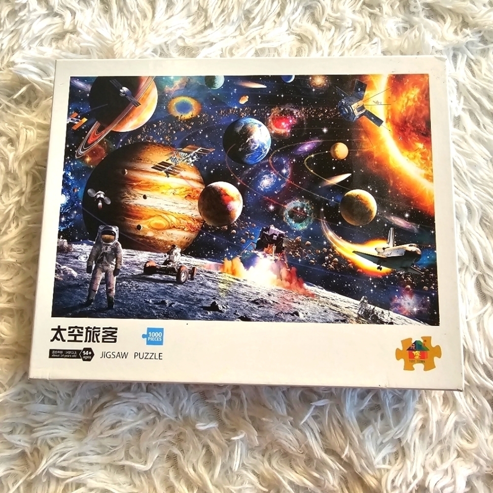 SPACE astronaut planets jugsaw‎ puzzle 1000 piece